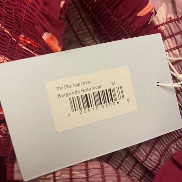 NWT Hill House Burgundy Nap Dress M - Picture 4 of 6